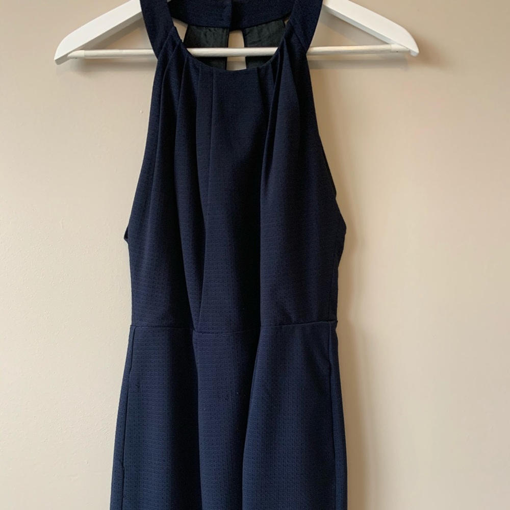 BCBG Generation Open Back Blue Dress